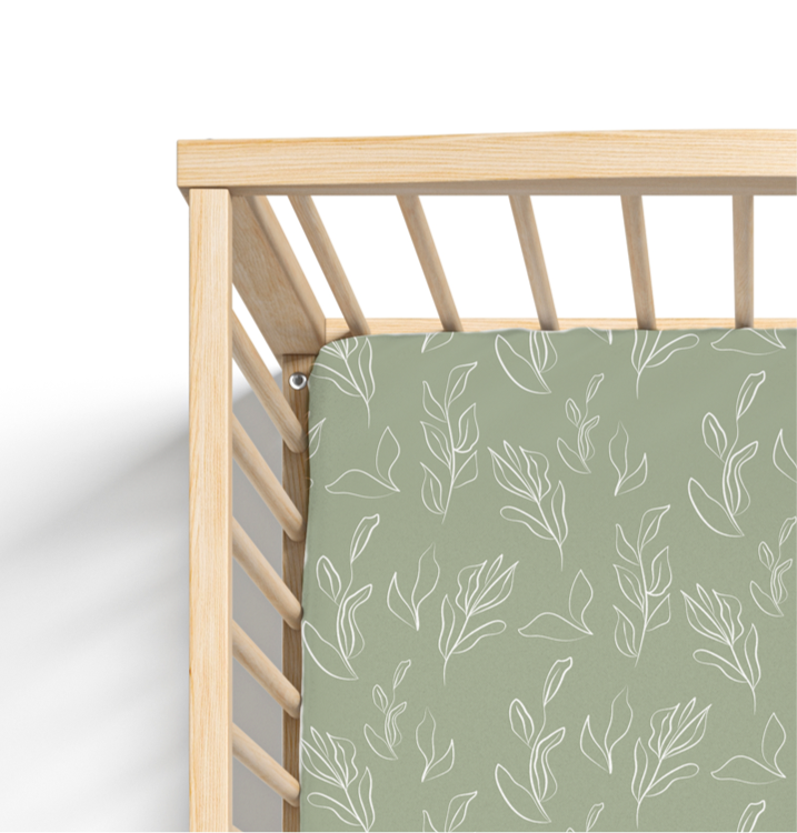 Natural Oasis Willow Crib Sheet