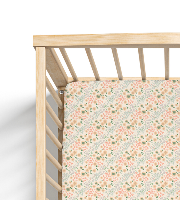 Wildflower Meadow Crib Sheet