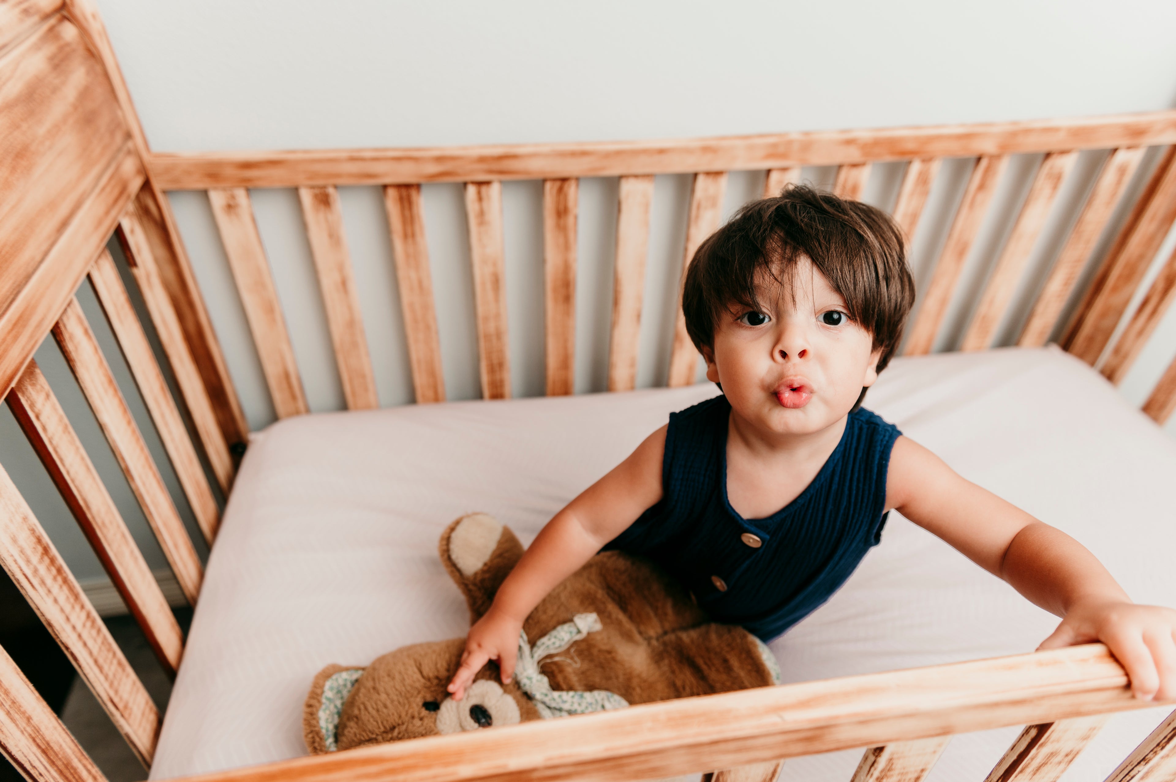 Herringbone Haven Crib Sheet - Cradle Comforts Co.