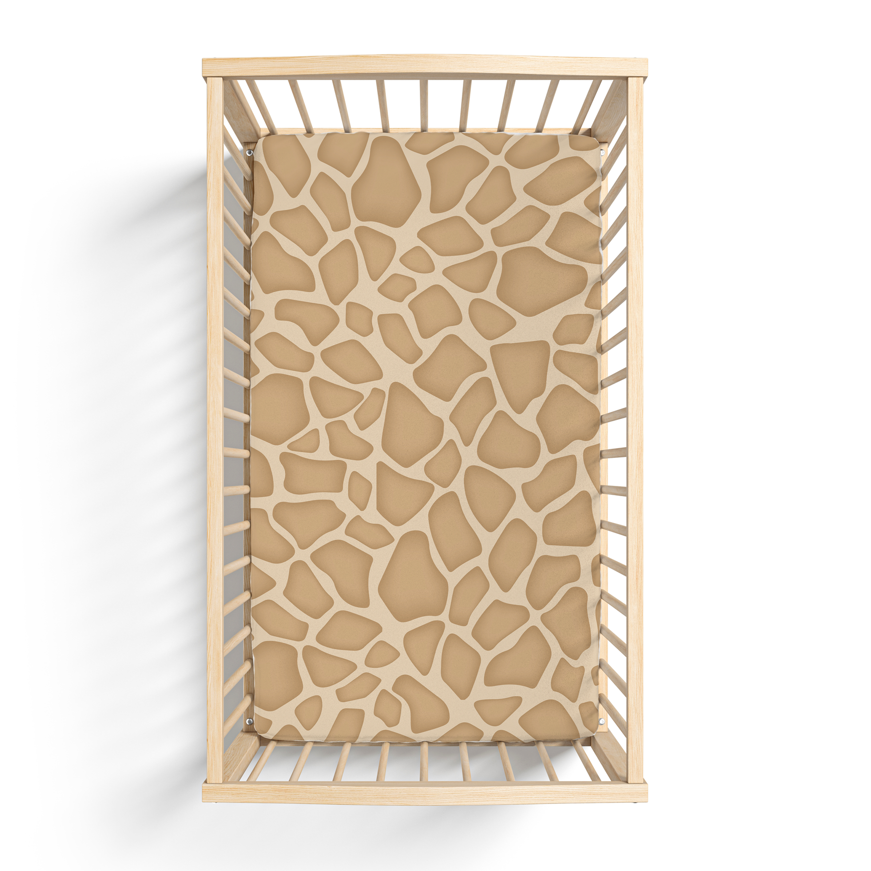 Giraffe Print Crib Sheet - Lindsay Ann Artistry