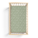 Natural Oasis Willow Crib Sheet - Lindsay Ann Artistry