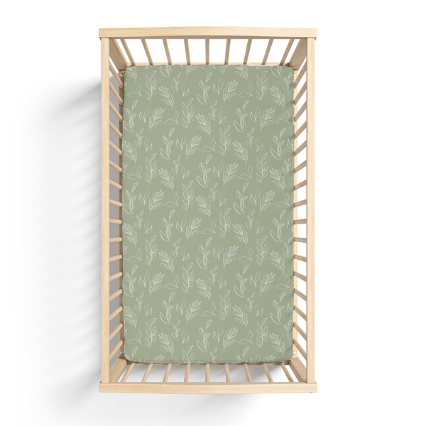 Natural Oasis Willow Crib Sheet