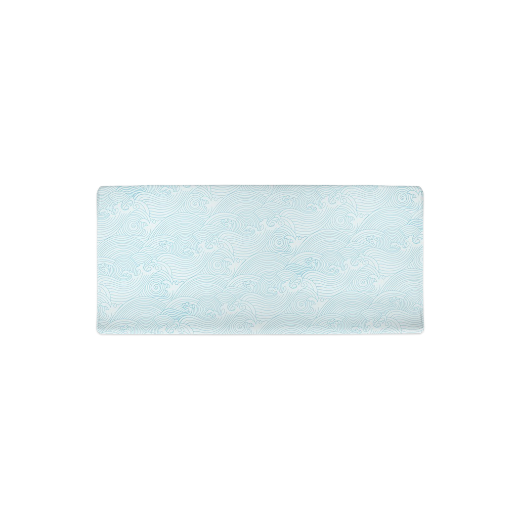 Crashing Sea Waves Changing Pad Cover, Nautical Themed Nursery Decor, Beach Themed Nursery - Lindsay Ann Artistry