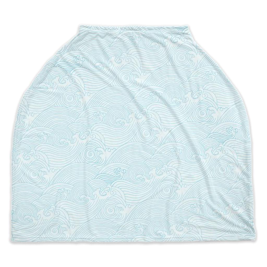 Crashing Sea Waves Car Seat Cover - Lindsay Ann Artistry