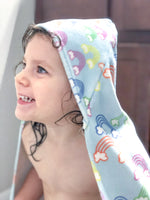 Rainbow Hooded Baby Towel - Lindsay Ann Artistry