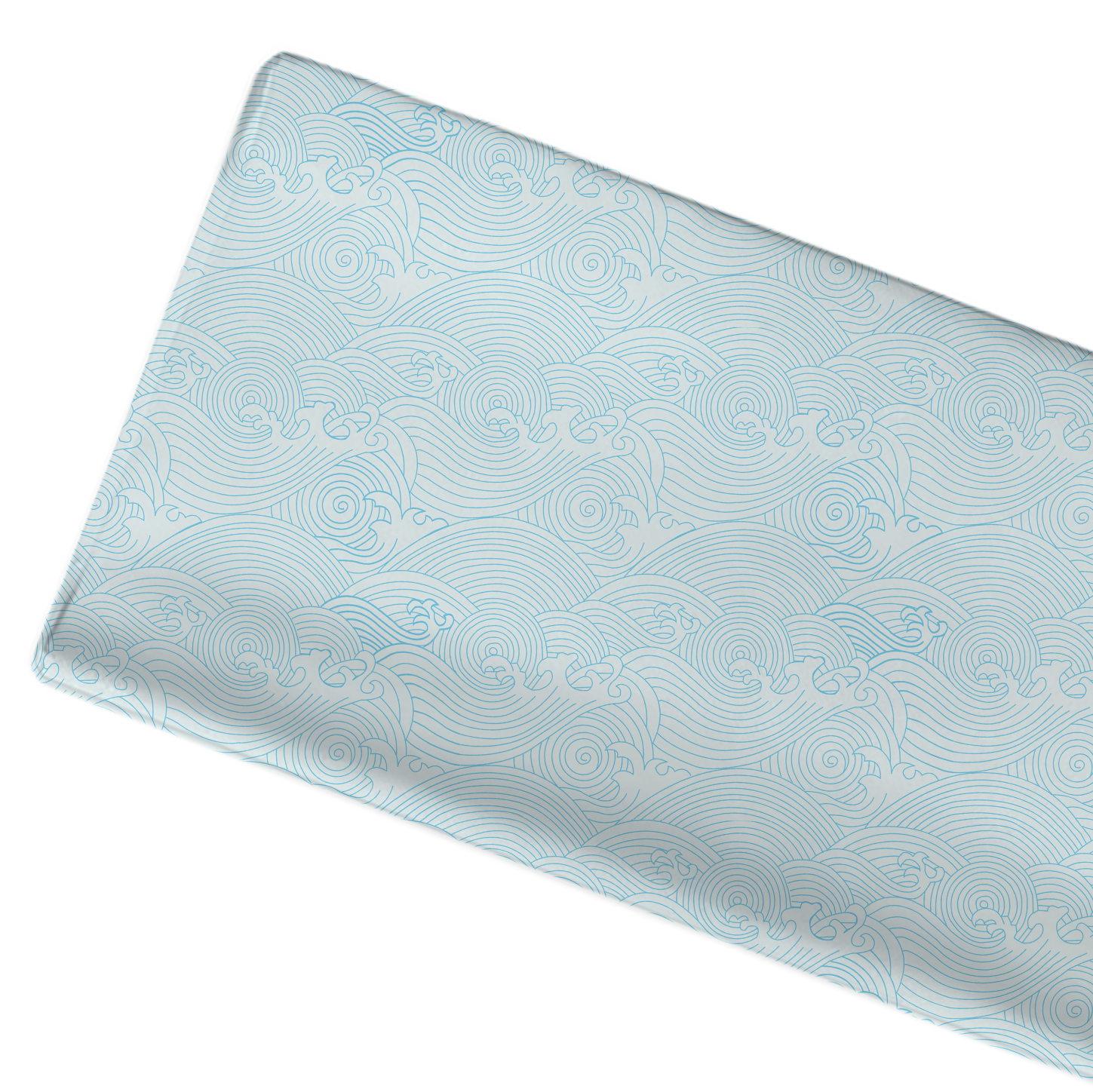 Crashing Sea Waves Changing Pad Cover - Lindsay Ann Artistry