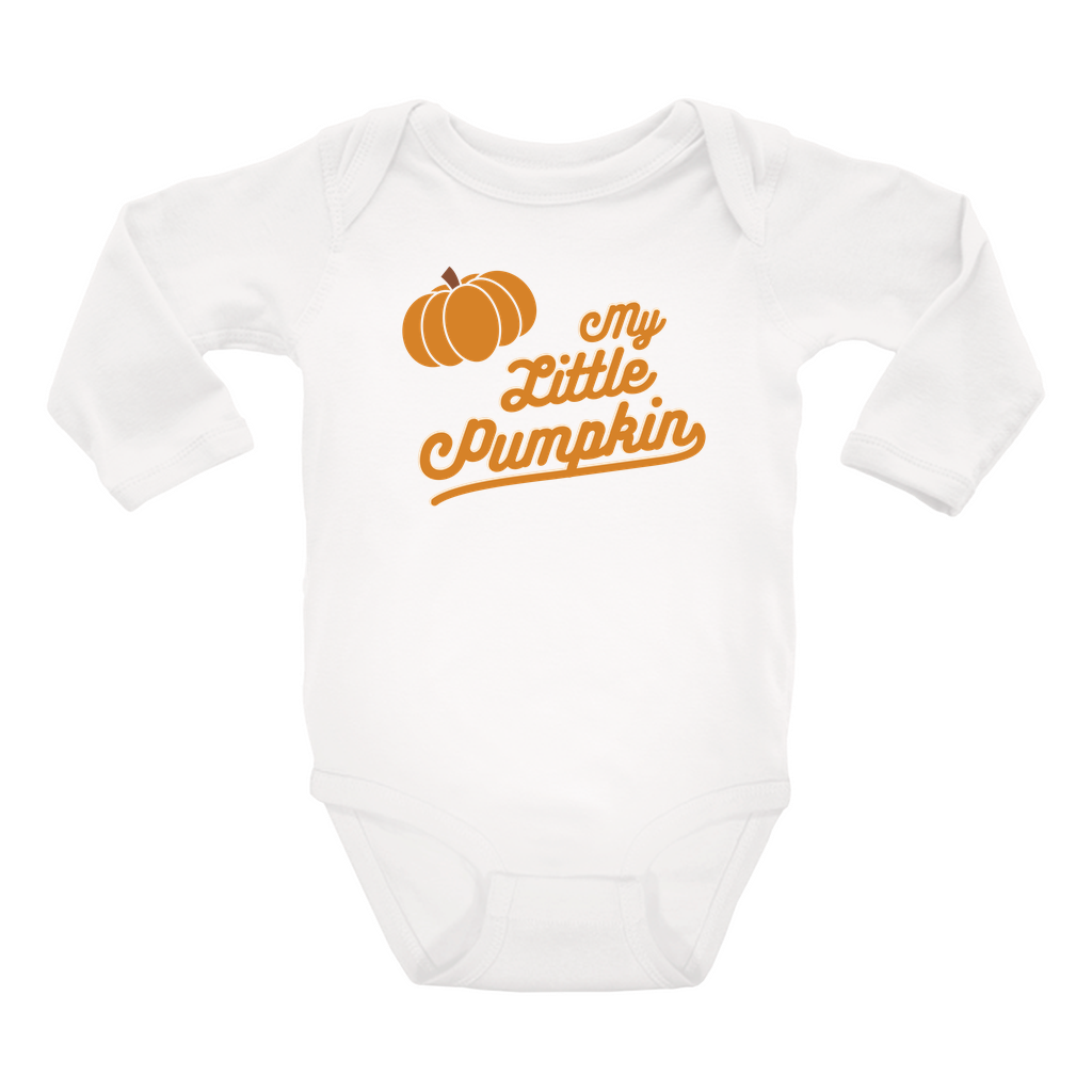 My Little Pumpkin Long Sleeved Onesie - Lindsay Ann Artistry