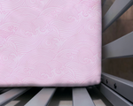 Pink Crashing Sea Waves Crib Sheet - Cradle Comforts Co.